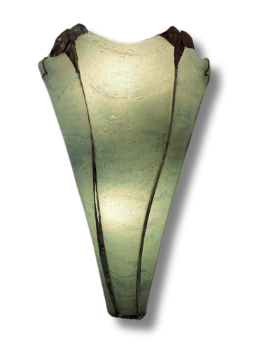 Seafoam Art Glass Sconce