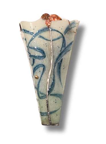 Two Rivers Art Glass Sconce